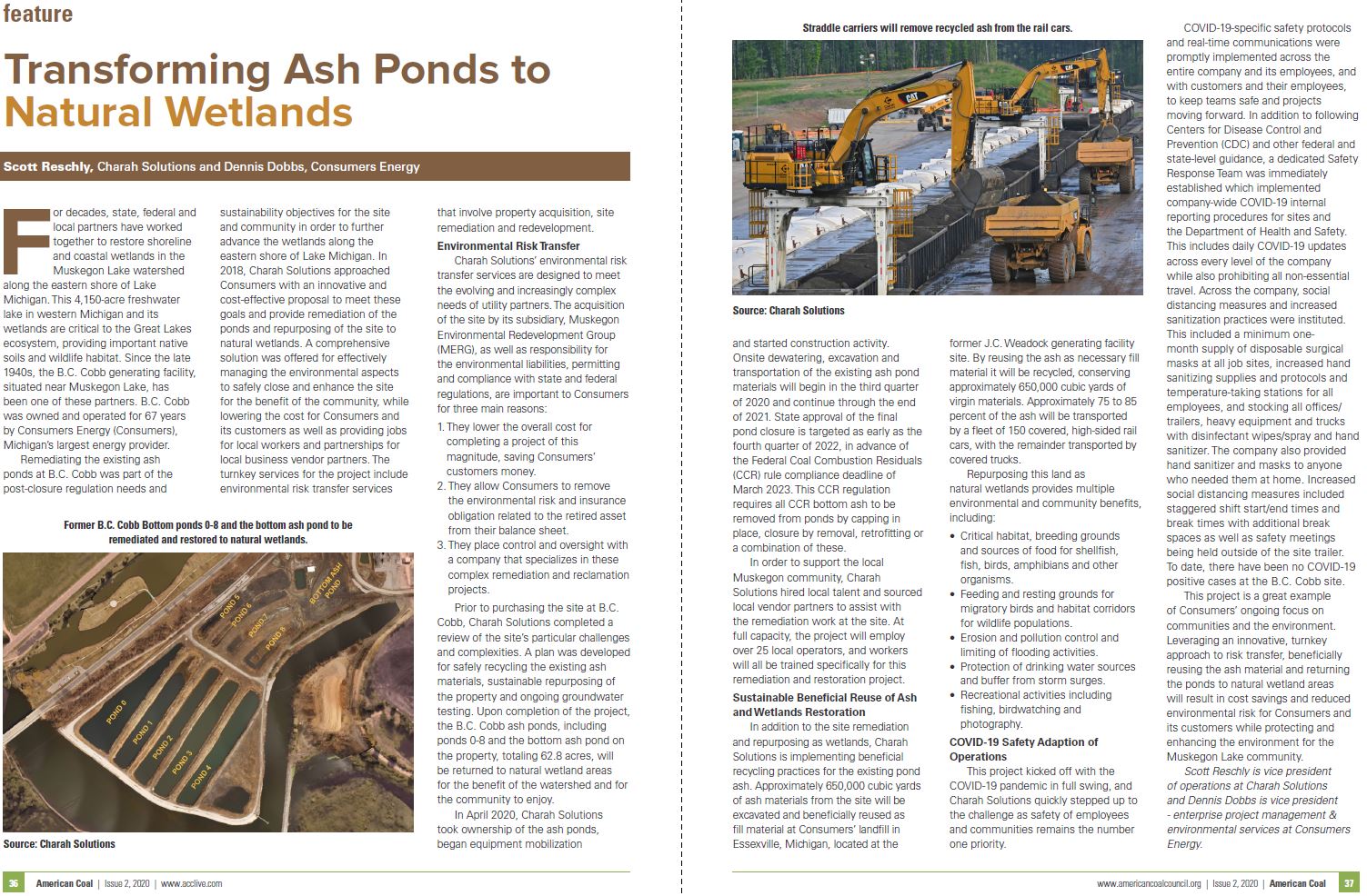 Transforming Ash Ponds to Natural Wetlands